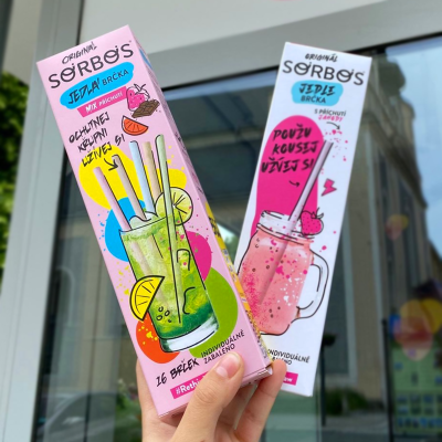 28/35    Obalový design - SORBOS jedlá brčka