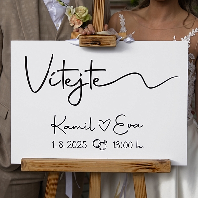 8/20    K&E l uvítací cedule - měkčené PVC s potiskem