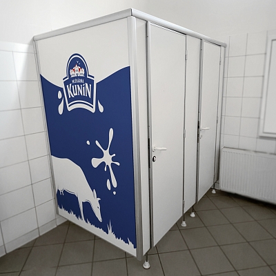 32/35    Polep na WC - Mlékárny KUNÍN