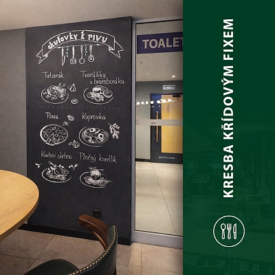 3/8    Kresba v interiéru Viktorky